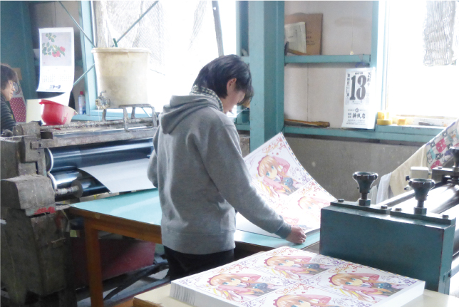 オリジナル色紙屋、色紙制作の現場